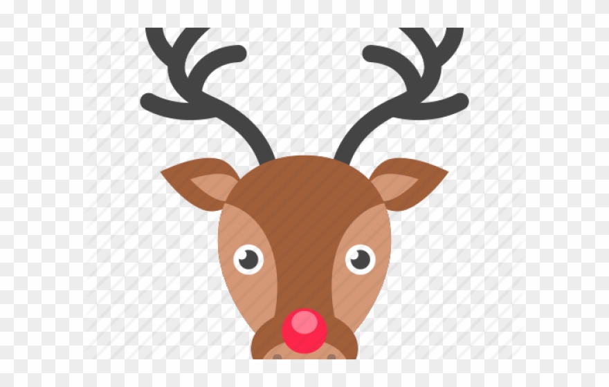 Dear Clipart Deer Antler - Christmas Day - Png Download