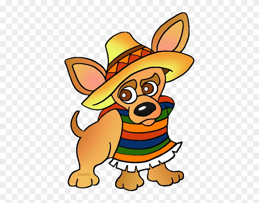 Chihuahua - Chihuahua With Sombrero Clipart - Png Download