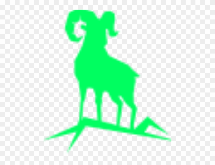 Graphic Mountain Goat Clipart