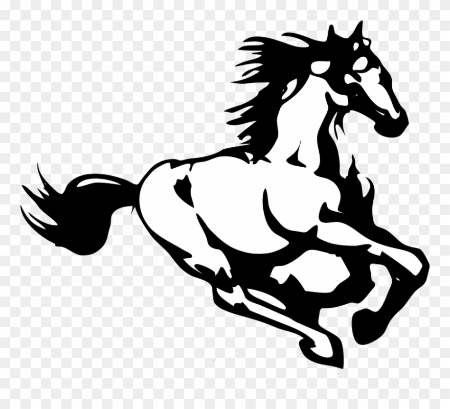 Horse Running Clipart - Png Download
