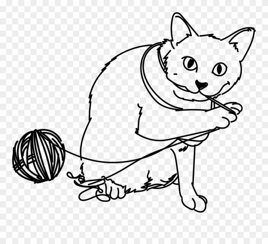 Beach Umbrella Coloring Page 26, Buy Clip Art - Cat - Png Download