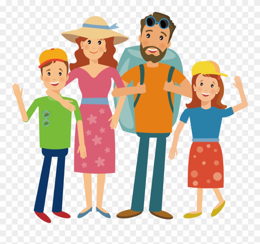 Camping Hiking Illustration Travel Transprent Png Free - Cartoon Family Camping Clipart