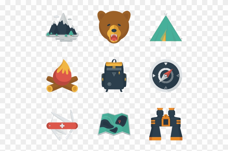 Camping - Tent Icon Png Clipart