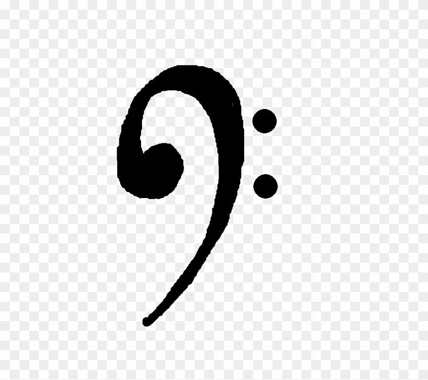 Bass Clef - Illustration Clipart