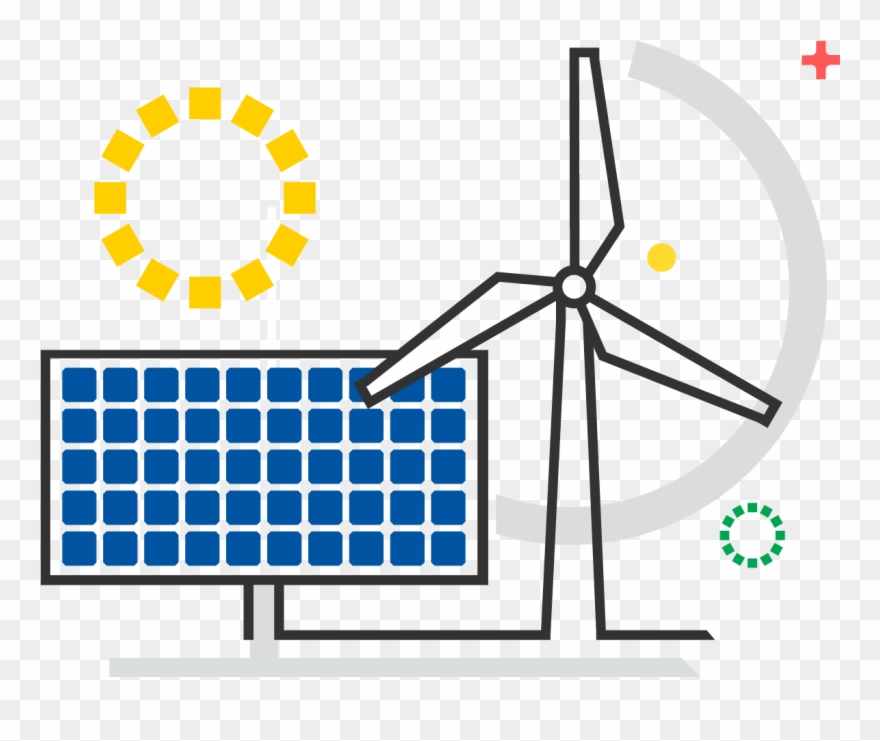 Renewable Energy Is Intermittent And Requires Back-up, - Circle Clipart