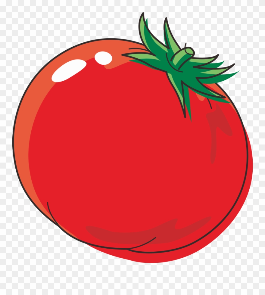 Juice Cartoon Art Creative - Tomato Clipart Png Transparent Png