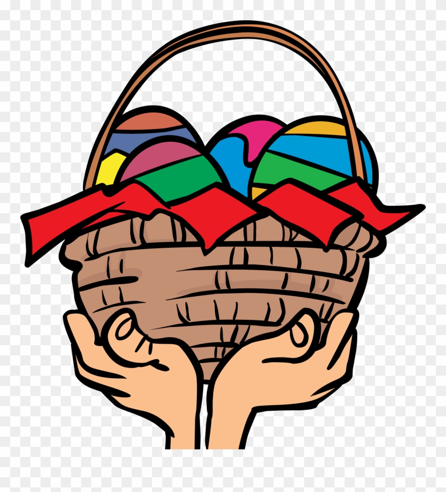 Gift Basket Christmas T Baskets Clipart Clip Art Library - Easter Basket - Png Download