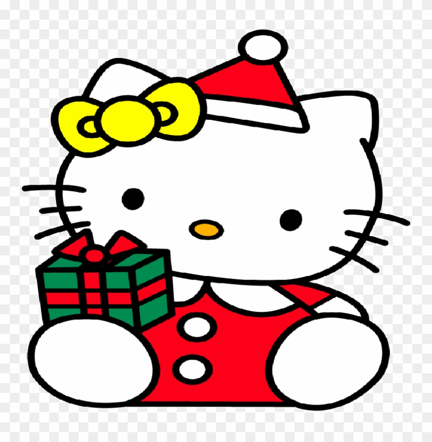 Hello Kitty Christmas Pictures - Santa Hello Kitty Embroidery Design Clipart