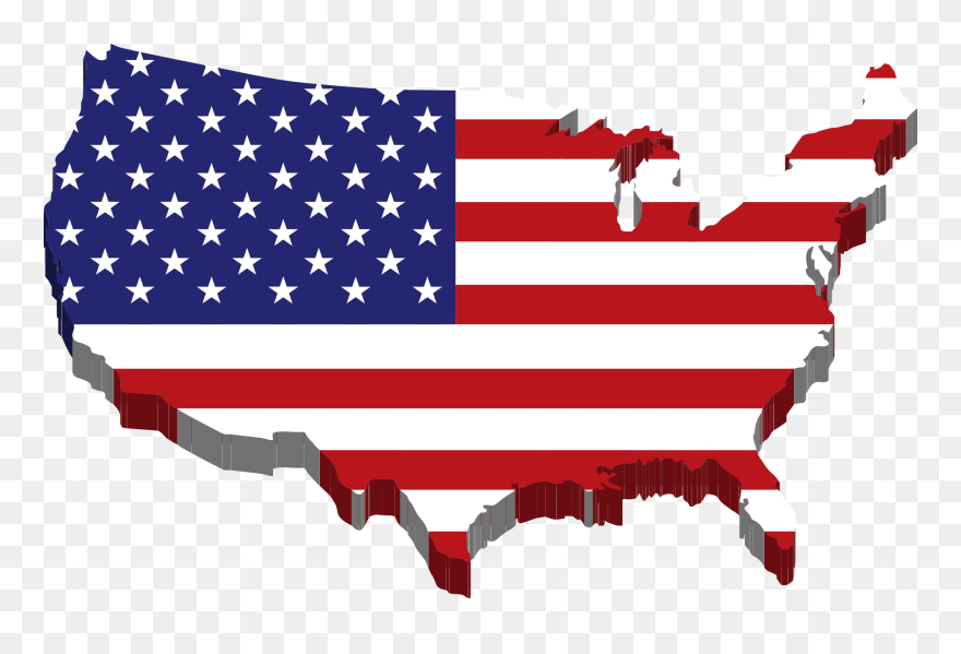 Cartoon American Flag 10, Buy Clip Art - Png Download