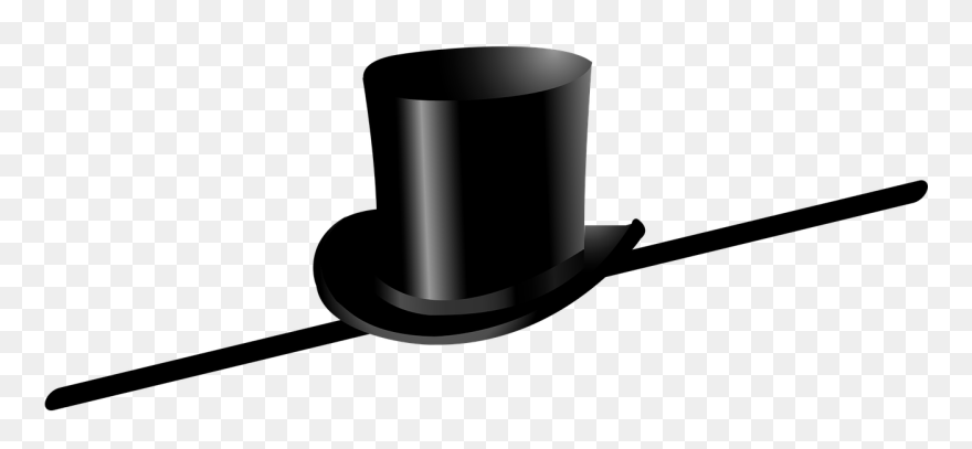 Top Hat Clipart 4, Buy Clip Art - Top Hat And Cane Clipart - Png Download