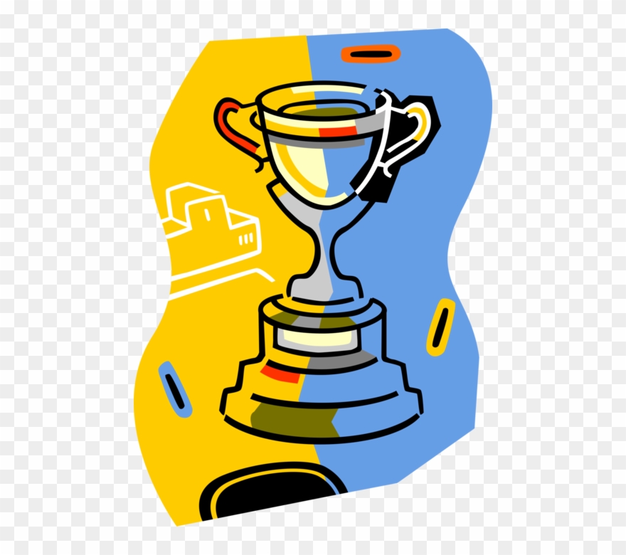 Winning Trophy Cup Vector Image Illustration Of - Incentive Clipart