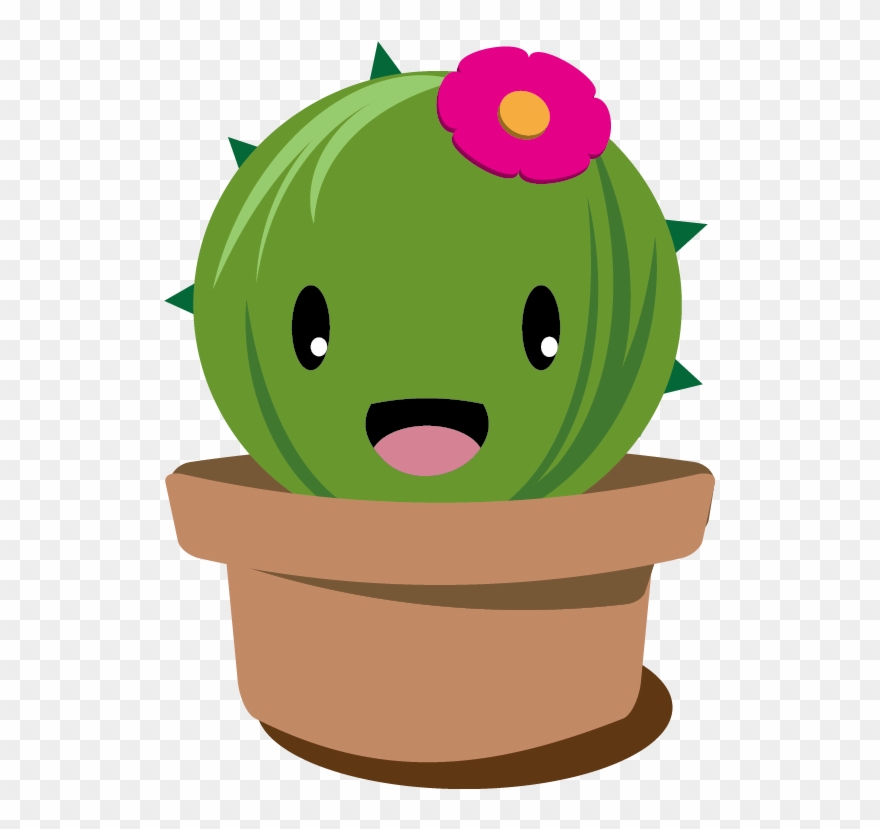Stuck On You Cactus Sippy Cup - Cactus Plant Cartoon Png Clipart
