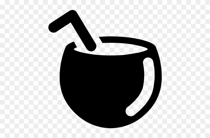 Coconut Rubber Stamp - Rubber Stamping Clipart