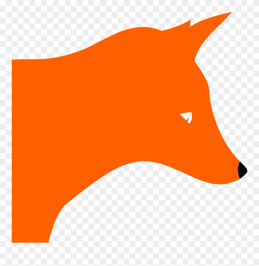 Vintage Fox Head Clipart - Royalty Free Fox - Png Download