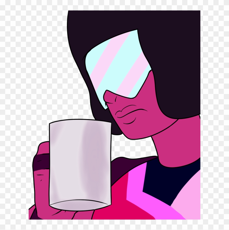 Png Freeuse Stock I Drink For Breakfast Steven Universe - Steven Universe Drink Coffee Clipart