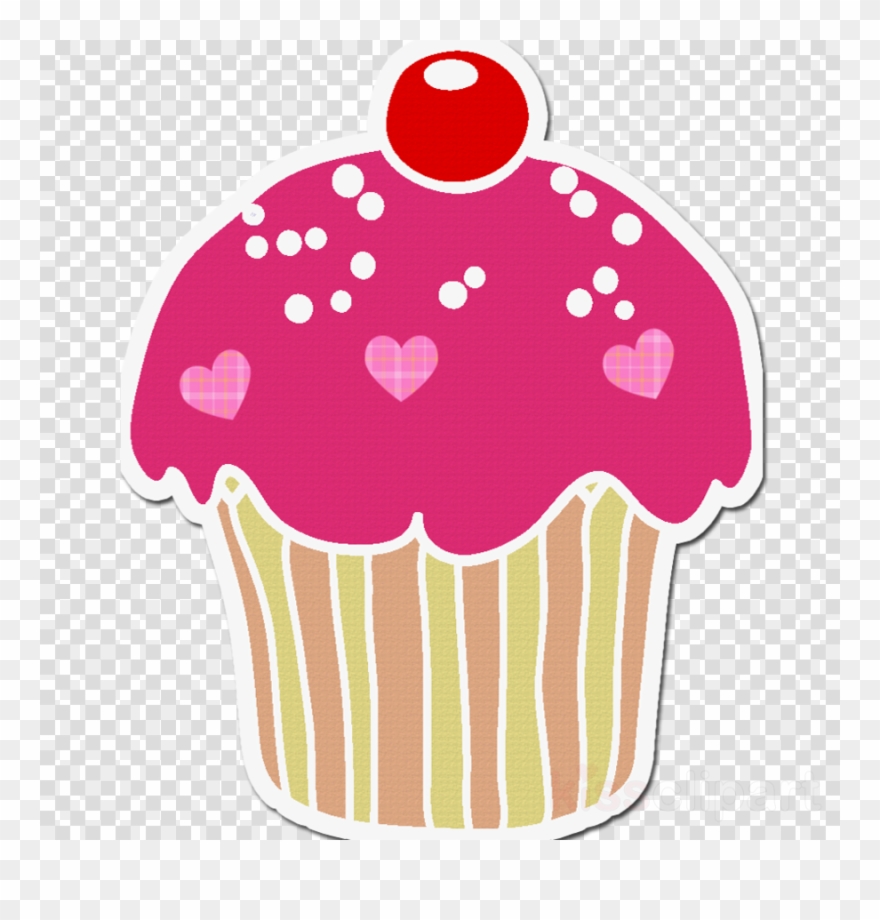 Cupcake Sticker Png Clipart Cupcake American Muffins - Cake Sticker Png Transparent Png