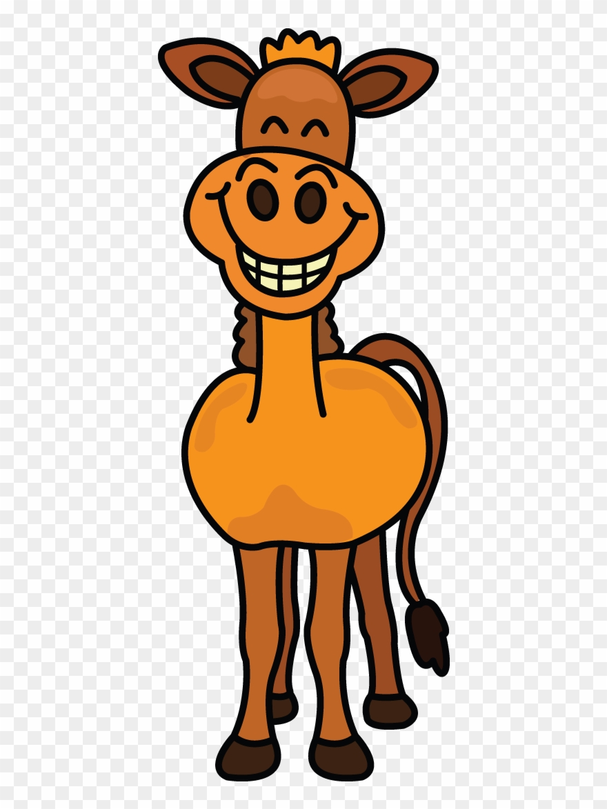 Drawing Donkey Easy Graphic Transparent Stock - Drawing Clipart