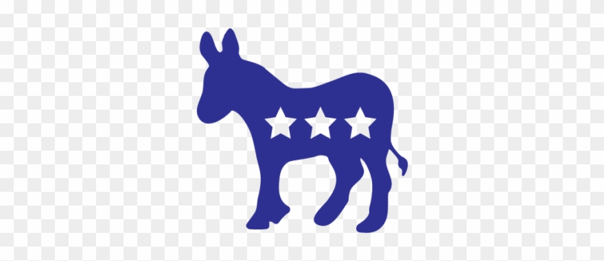 Blue Donkey - Democrat Donkey Transparent Clipart