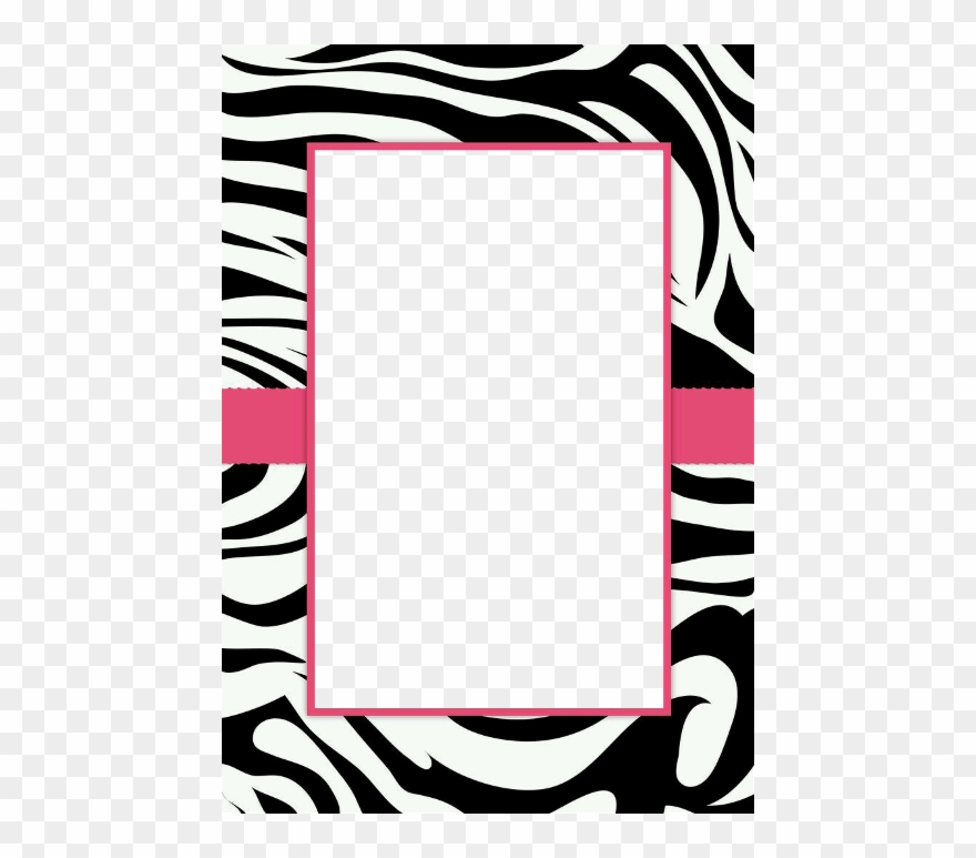 Pink Zebra Realtor Clipart