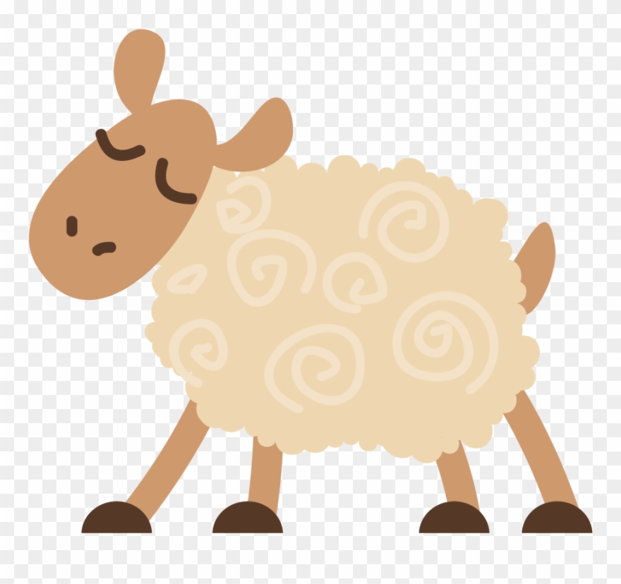 卡通羊驼 - Pecora Fumetto Png Clipart