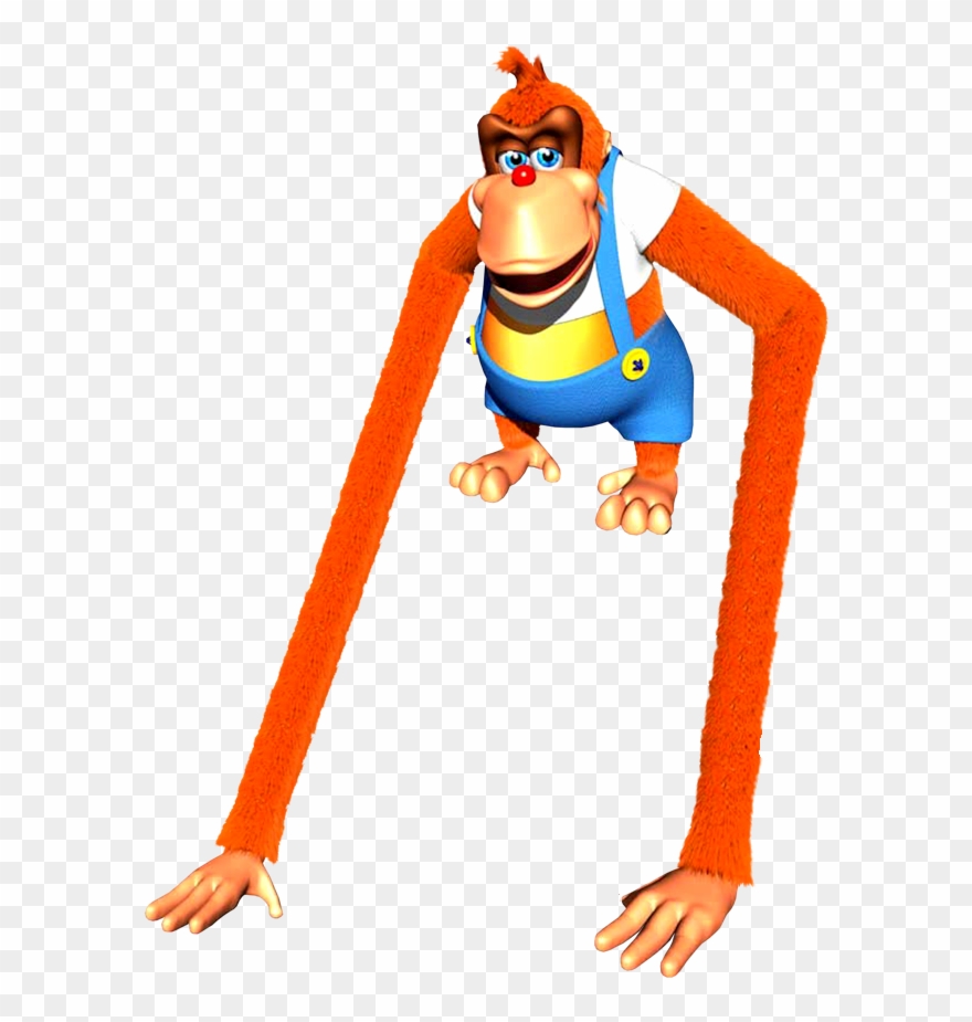 Donkey Kong 64 Super Smash Bros - Lanky Kong Arms Clipart
