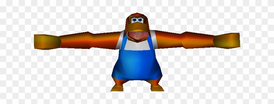 Download Zip Archive - Lanky Kong T Pose Clipart