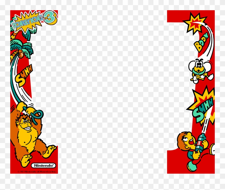 Donkey Kong - Donkey Kong 3 Marquee Clipart