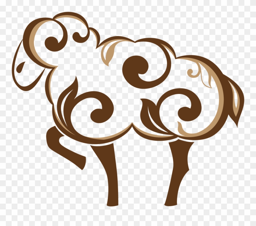 羊驼图标 - Sheep Abstract Clipart