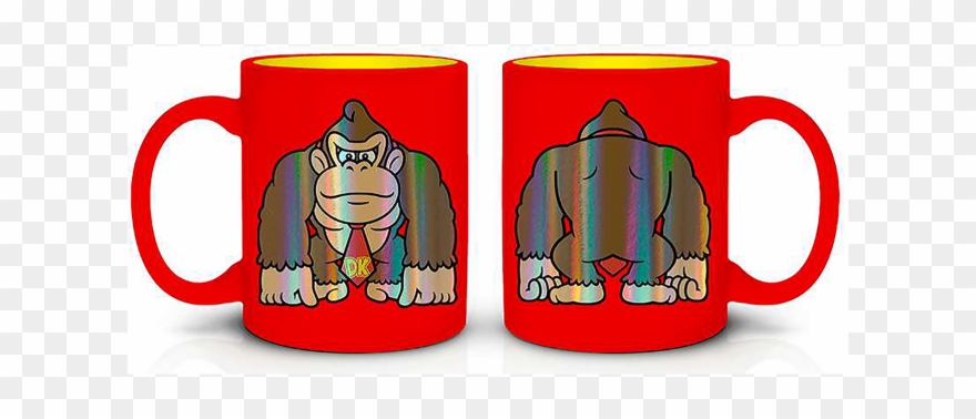Donkey Kong Foil - Donkey Kong Coffee Mug Clipart