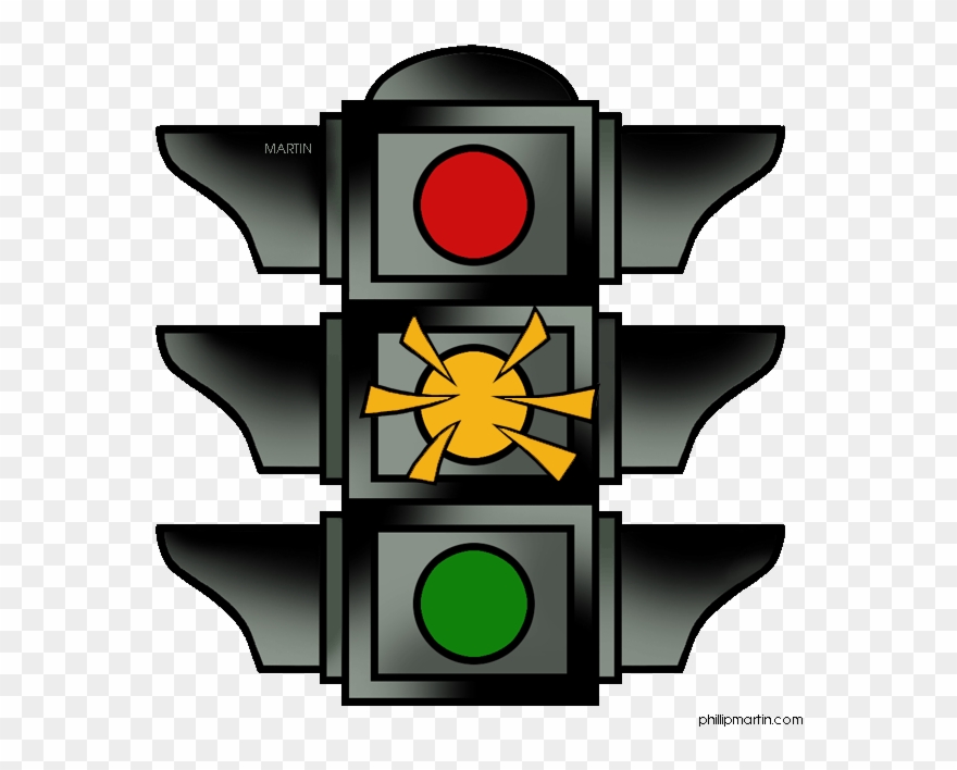 Traffic Light Cliparts - Stop Clipart Traffic Light Red Light - Png Download
