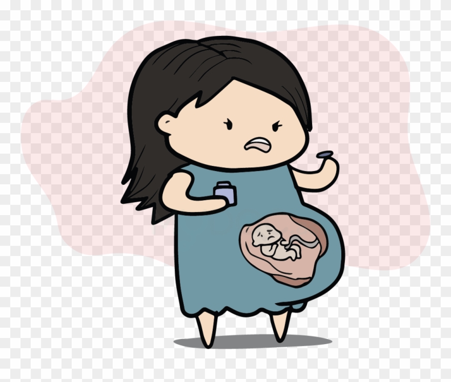 Mengkonsumsi Obatan Selama Kehamilan - Pregnancy Clipart