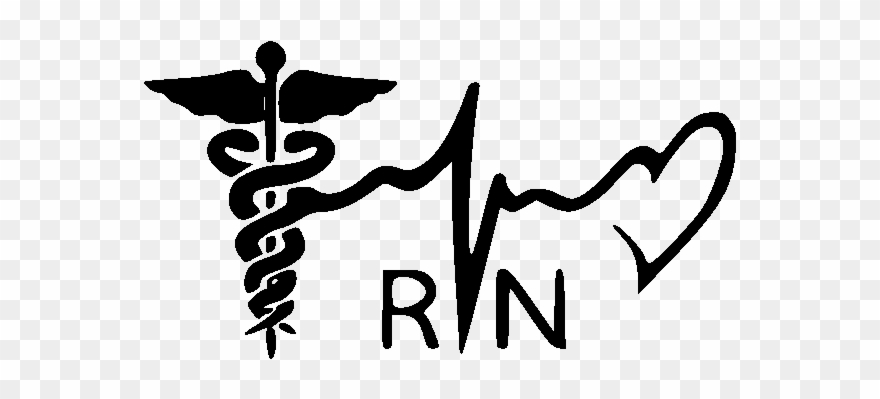 Rn Ekg Heart File Size - Rn With Ekg Clipart