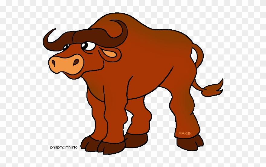 Animals Clip Art By Phillip Martin, Water Buffalo - Png Download