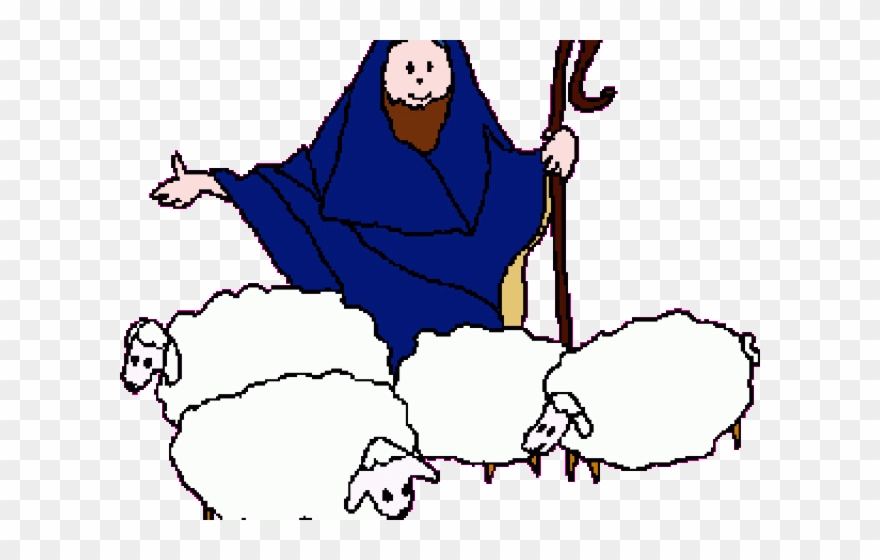 Shepherds And Sheep Clipart - Png Download