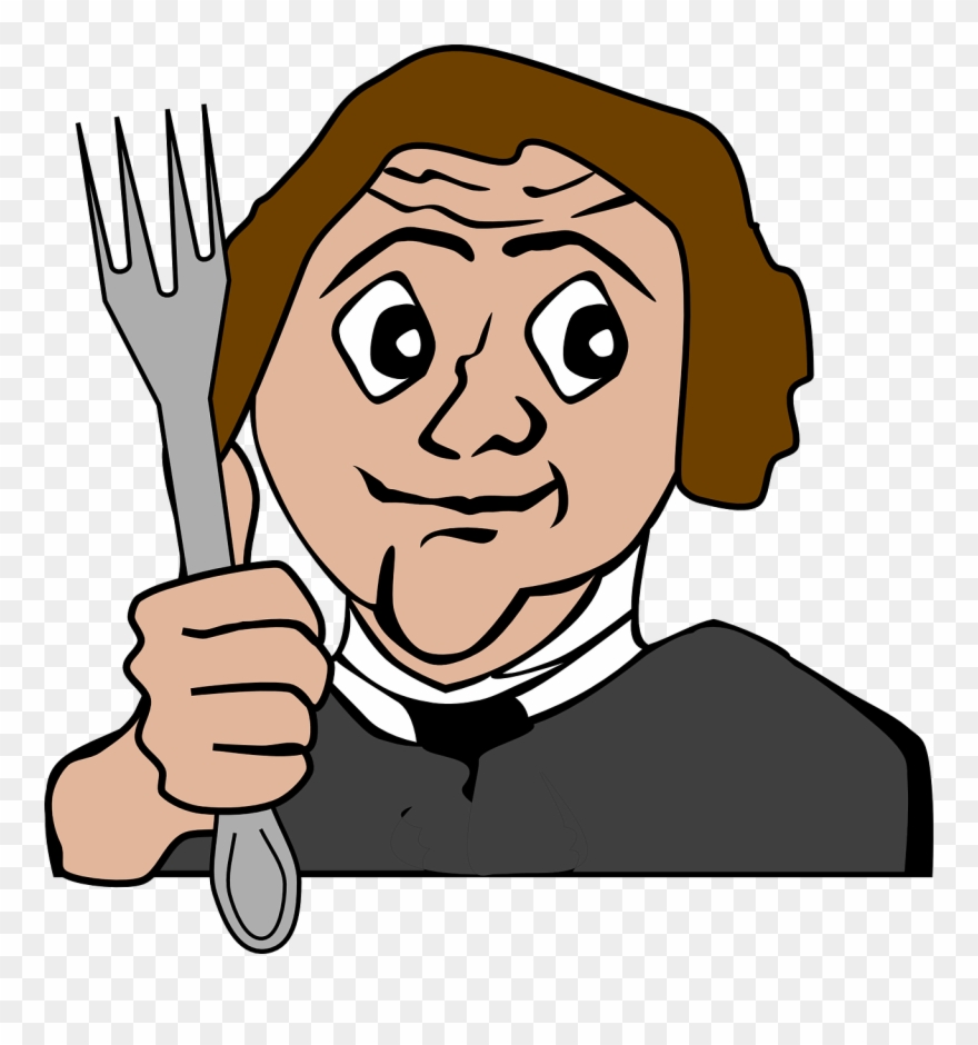 Cartoon Pizza Man 5, Buy Clip Art - Hungry Clipart - Png Download