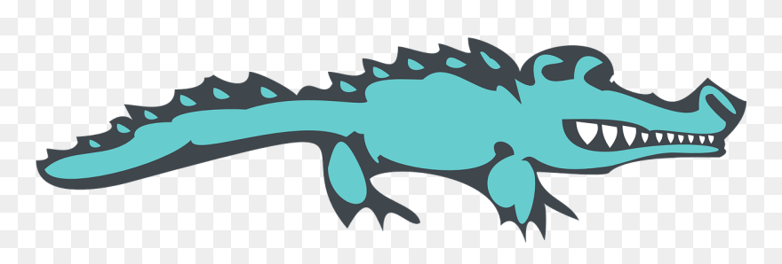Alligator Blue Scales Teeth Png Image - Cool Gator Enterprises Clipart