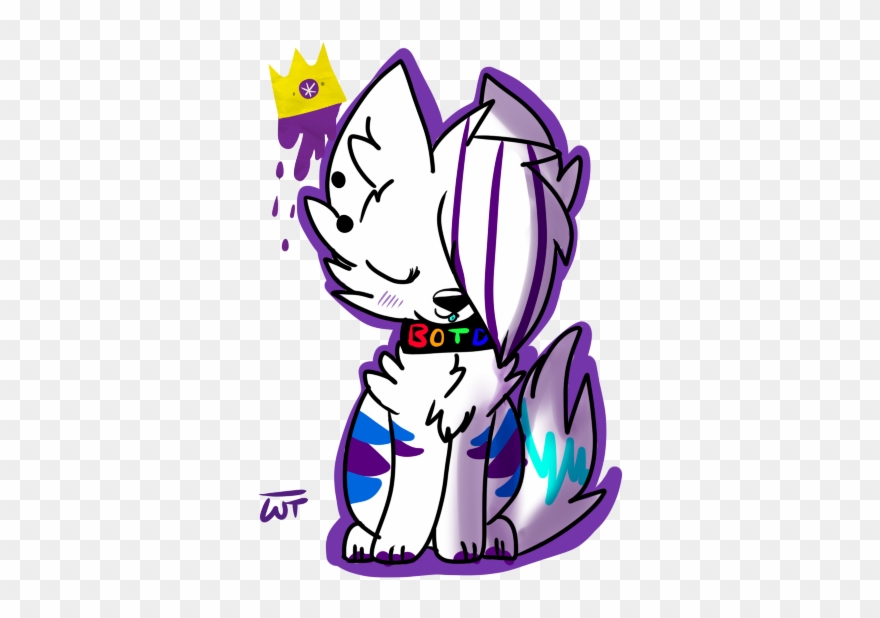 I Put On The Crown Of Clowns By Wolfentigress On Clipart - Cartoon - Png Download