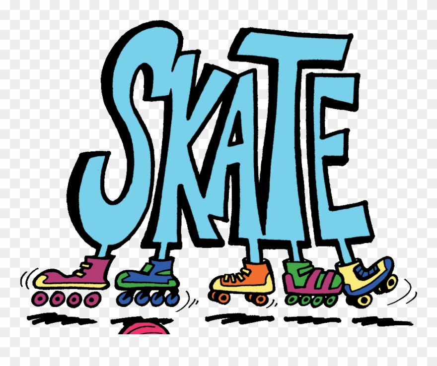 Roller Skating Clip Art Free - Skate Night - Png Download
