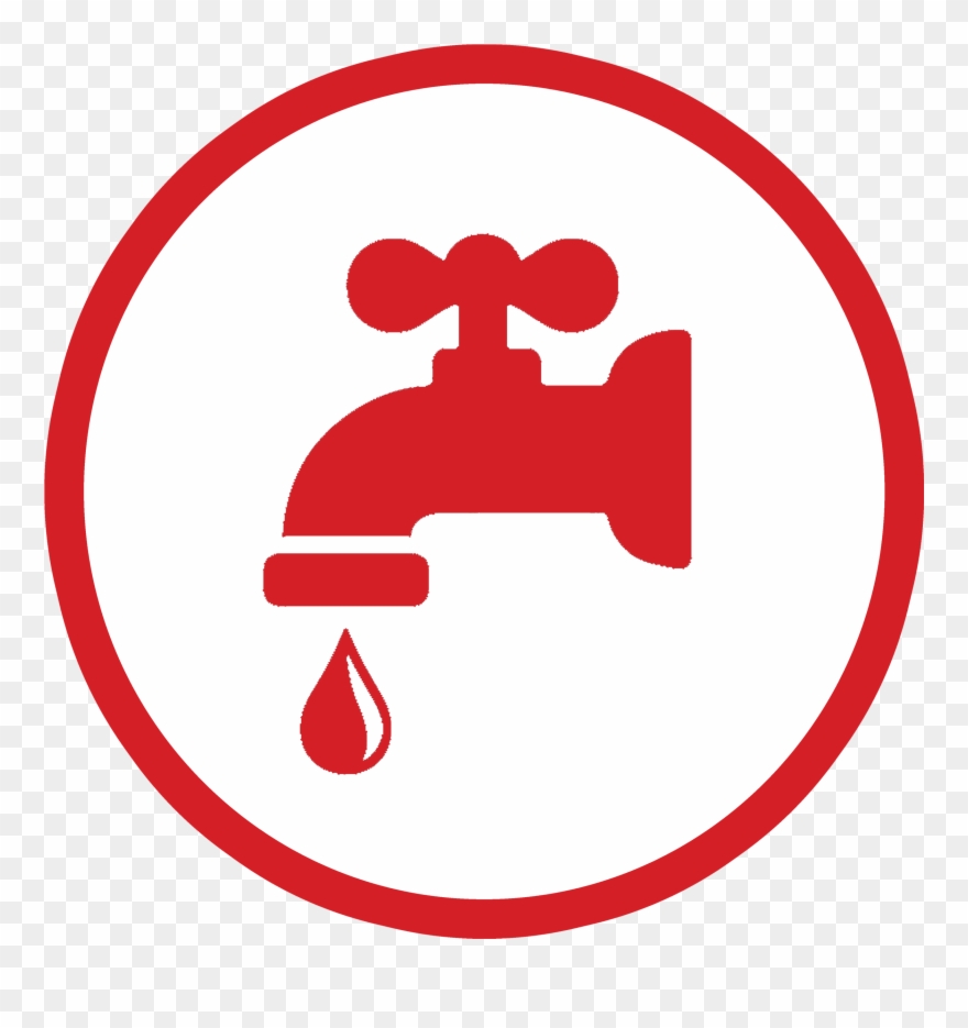 Scald Burn Safety - Hot Water Tap Icon Clipart