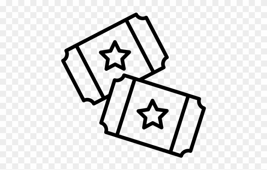 Tickets Rubber Stamp - Tattoo Buchstabe F Clipart