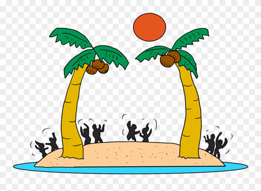 Beach Party Cartoon Free Clipart