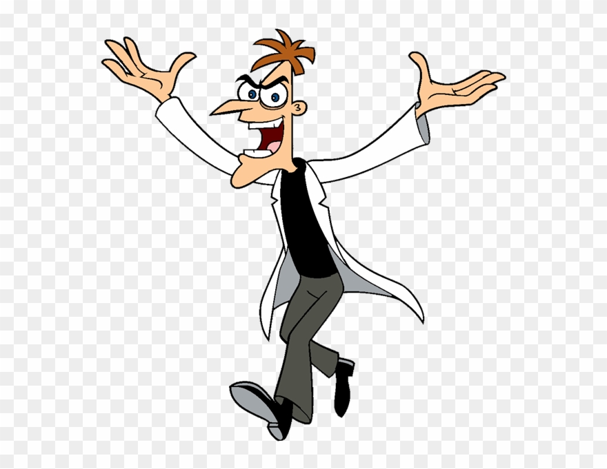 January Clipart Jumping - Doofenshmirtz Phineas Y Ferb - Png Download