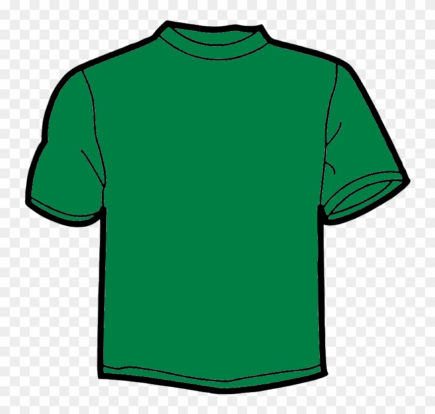 Clip Art T - Green T Shirt Clipart - Png Download