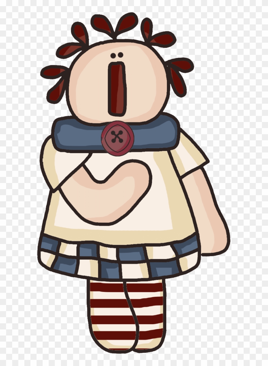 Patriotic Girl Clip Art - Doll - Png Download