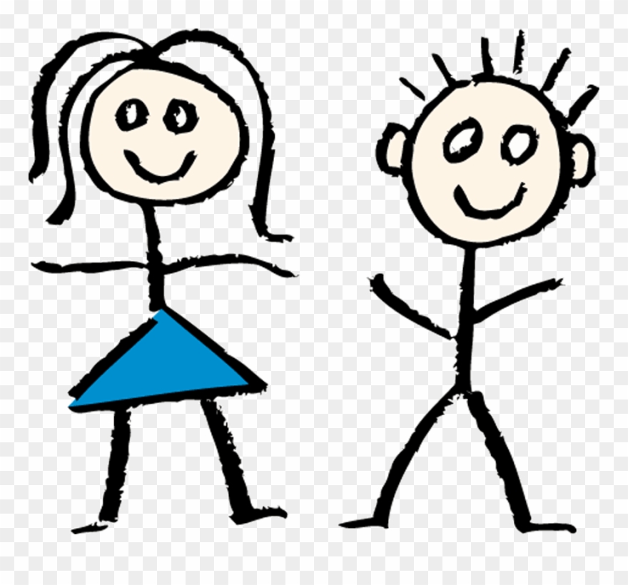 Student Resources Page Designed By Candace Mcdonald - Boy And Girl Stick People Clipart