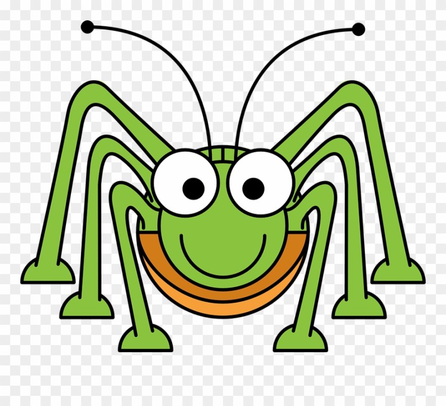 Caterpillar Cliparts 6, Buy Clip Art - Cartoon Grasshopper Png Transparent Png