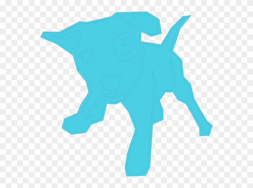 Light Blue Dog - Portable Network Graphics Clipart