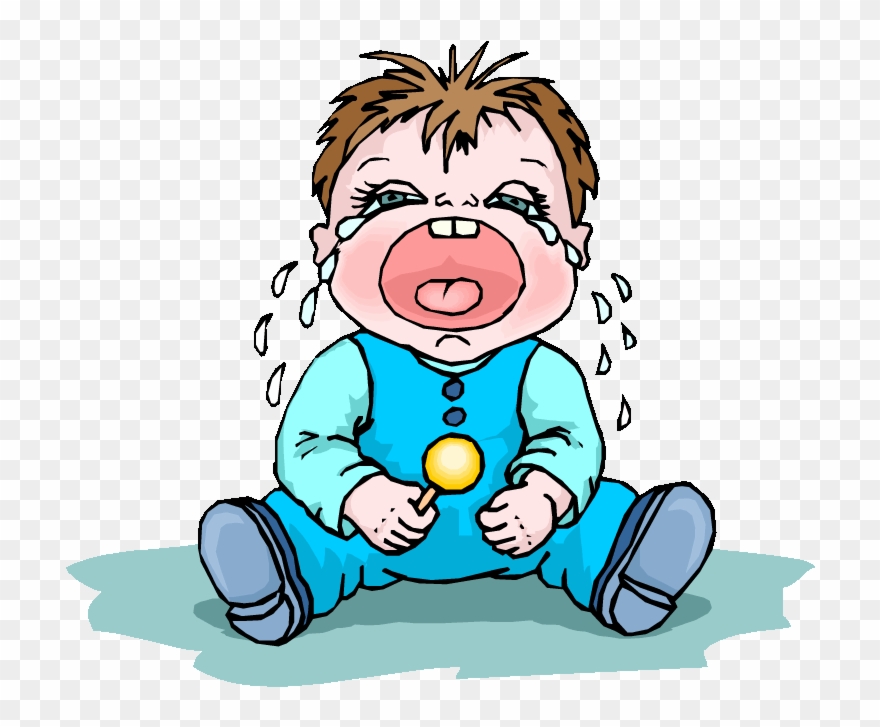 Cry Clipart Crying Infant The Crying Boy Clip Art - Crying Baby Clipart Gif - Png Download