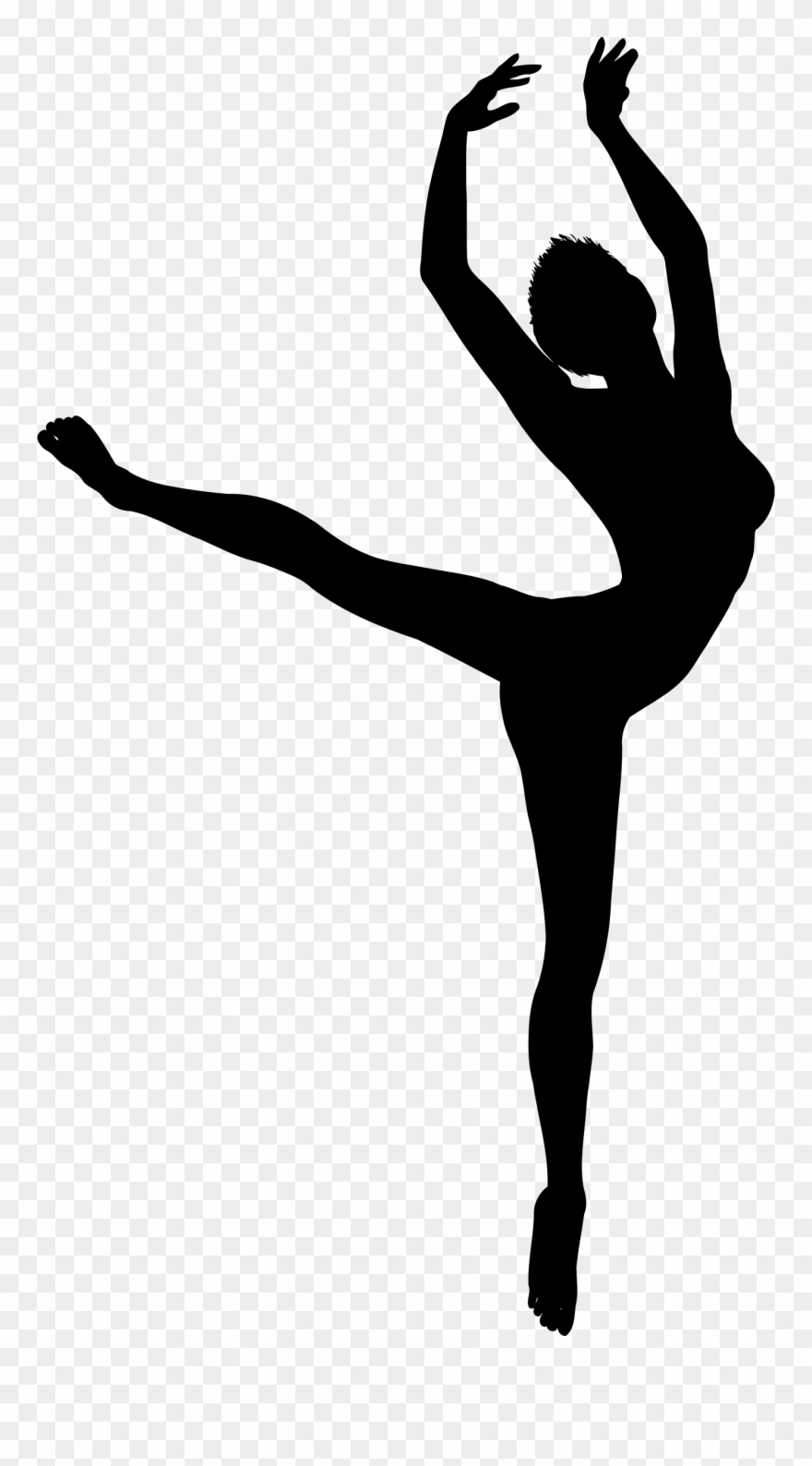Dancer Silhouette 2 Clipart
