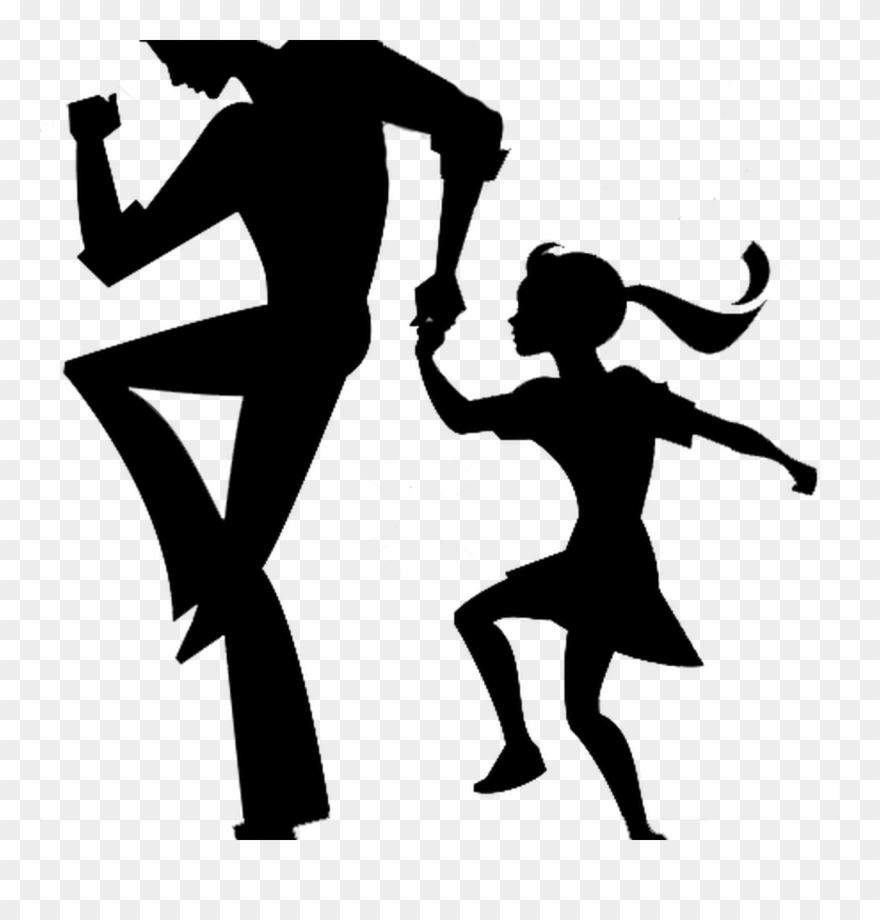 Silhouette Daddy Daughter Dance Clipart